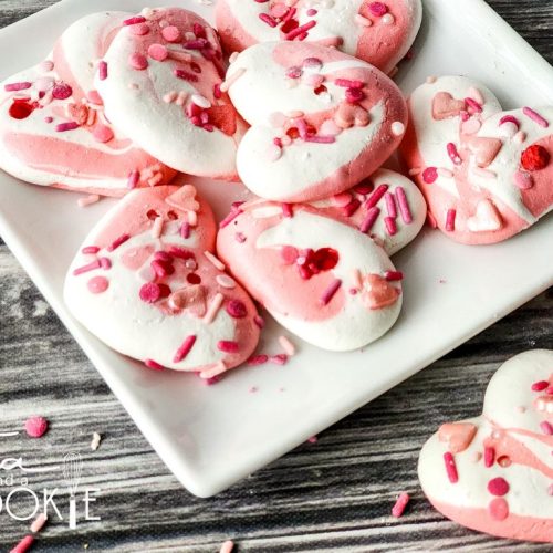 Valentine Meringue Cookies