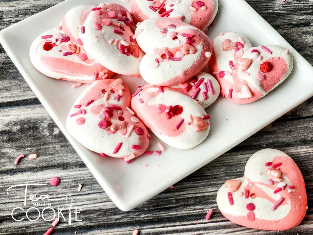 Valentine Meringue Cookies