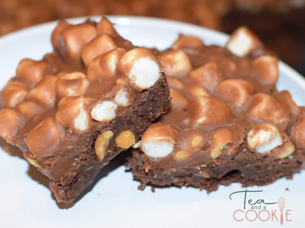 Frosted Rocky Road Brownies