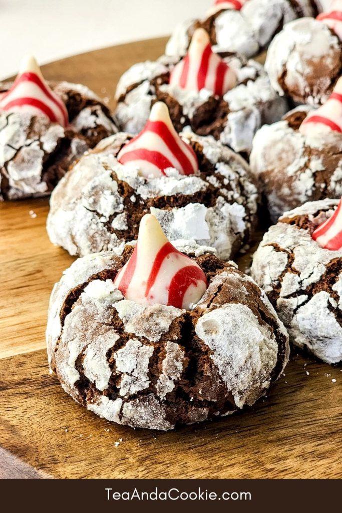 Peppermint Crinkle Cookies