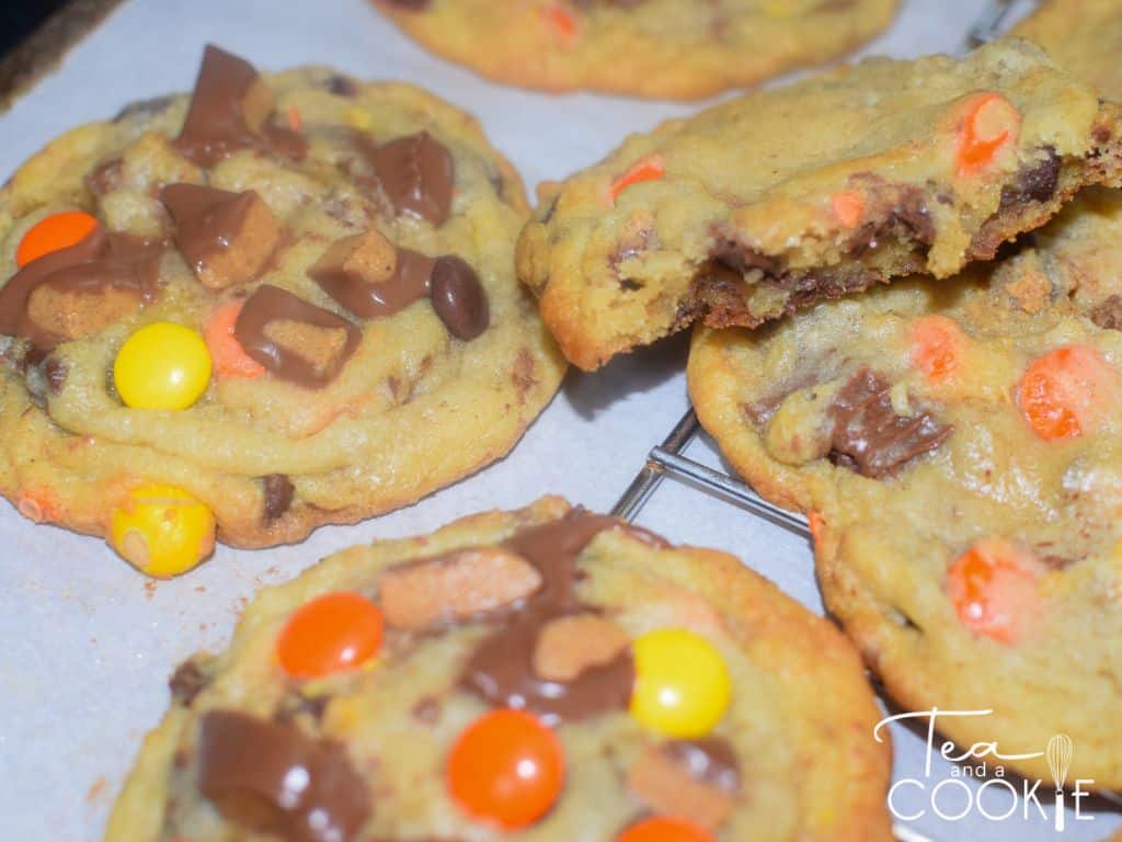 Peanut Butter Cup Chocolate Chip Cookies