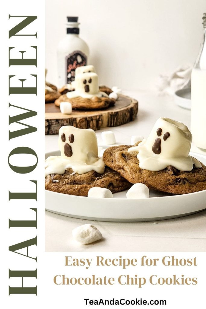 Ghost Chocolate Chip Cookies