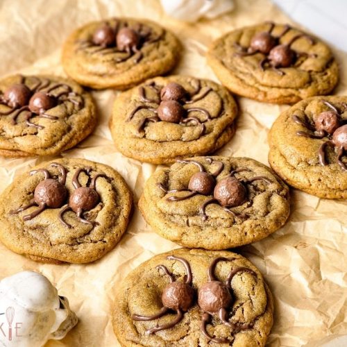 Peanut Butter Spider Cookies