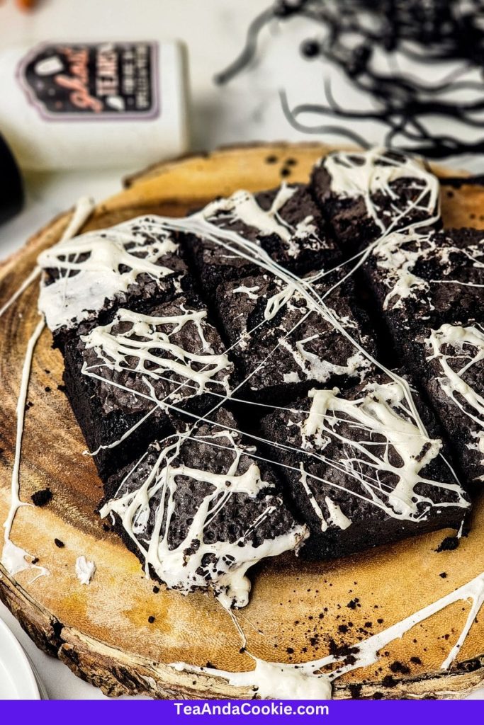 Spiderweb Brownies