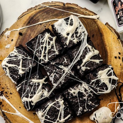 Spiderweb Brownies