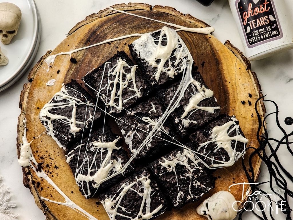 Spiderweb Brownies