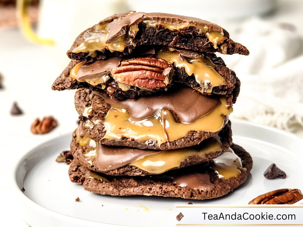 Chocolate Turtle Cookies