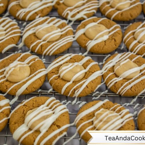 Gingerbread Thumbprint Cookies