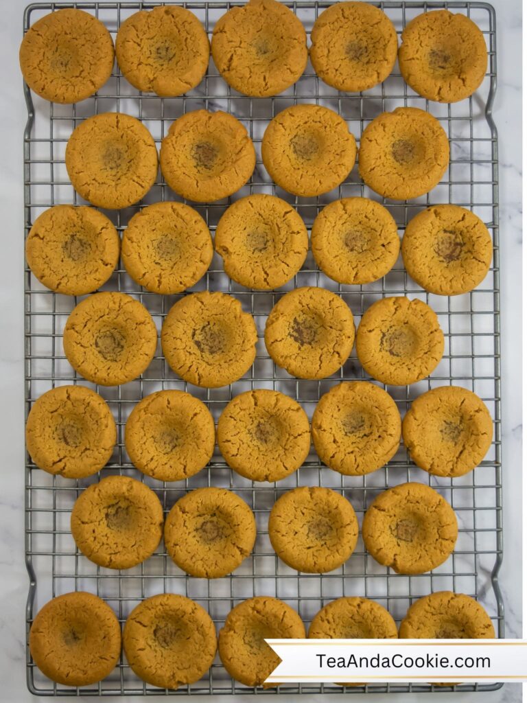 Gingerbread Thumbprint Cookies