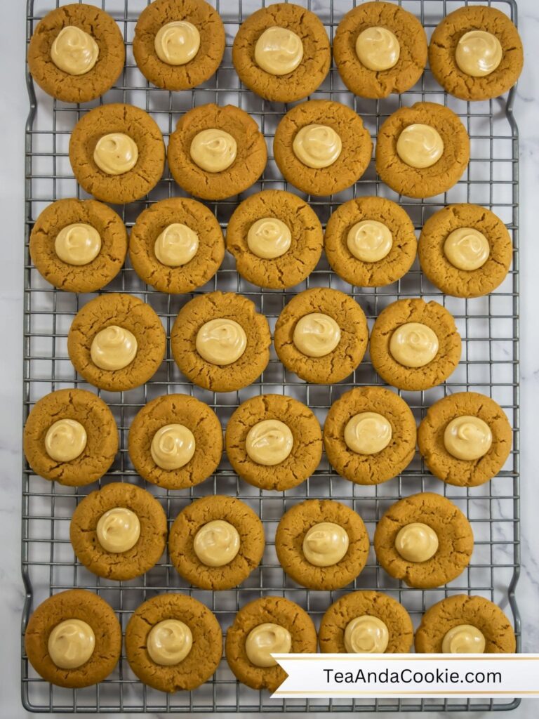 Gingerbread Thumbprint Cookies