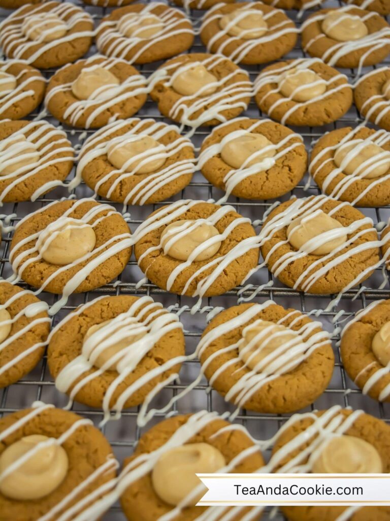 Gingerbread Thumbprint Cookies