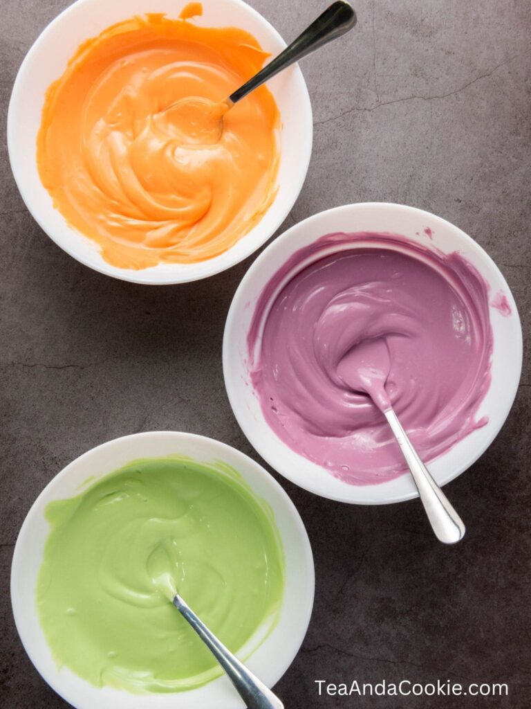 Melting Candy Melts for Candy Coated Halloween Oreos