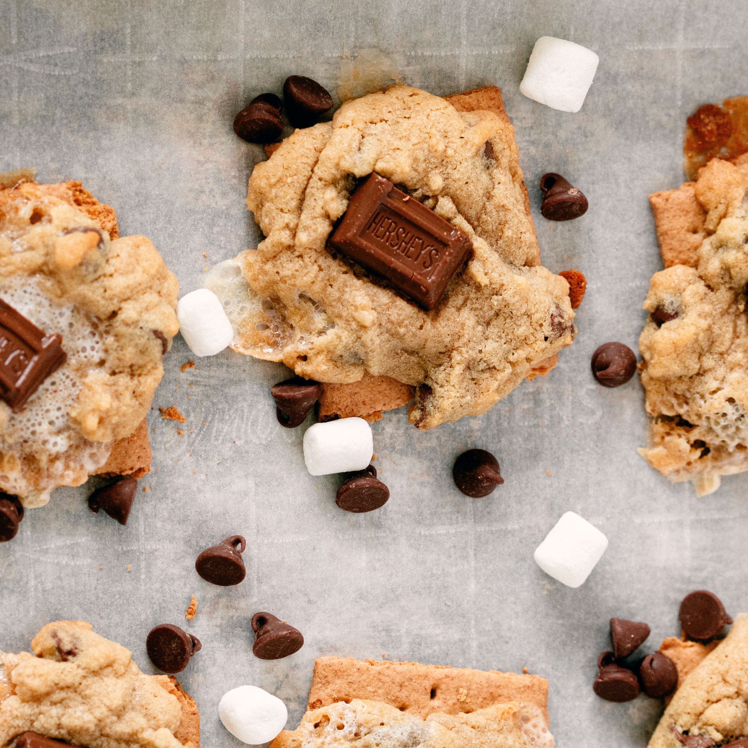 Chocolate Chip Smores Cookies