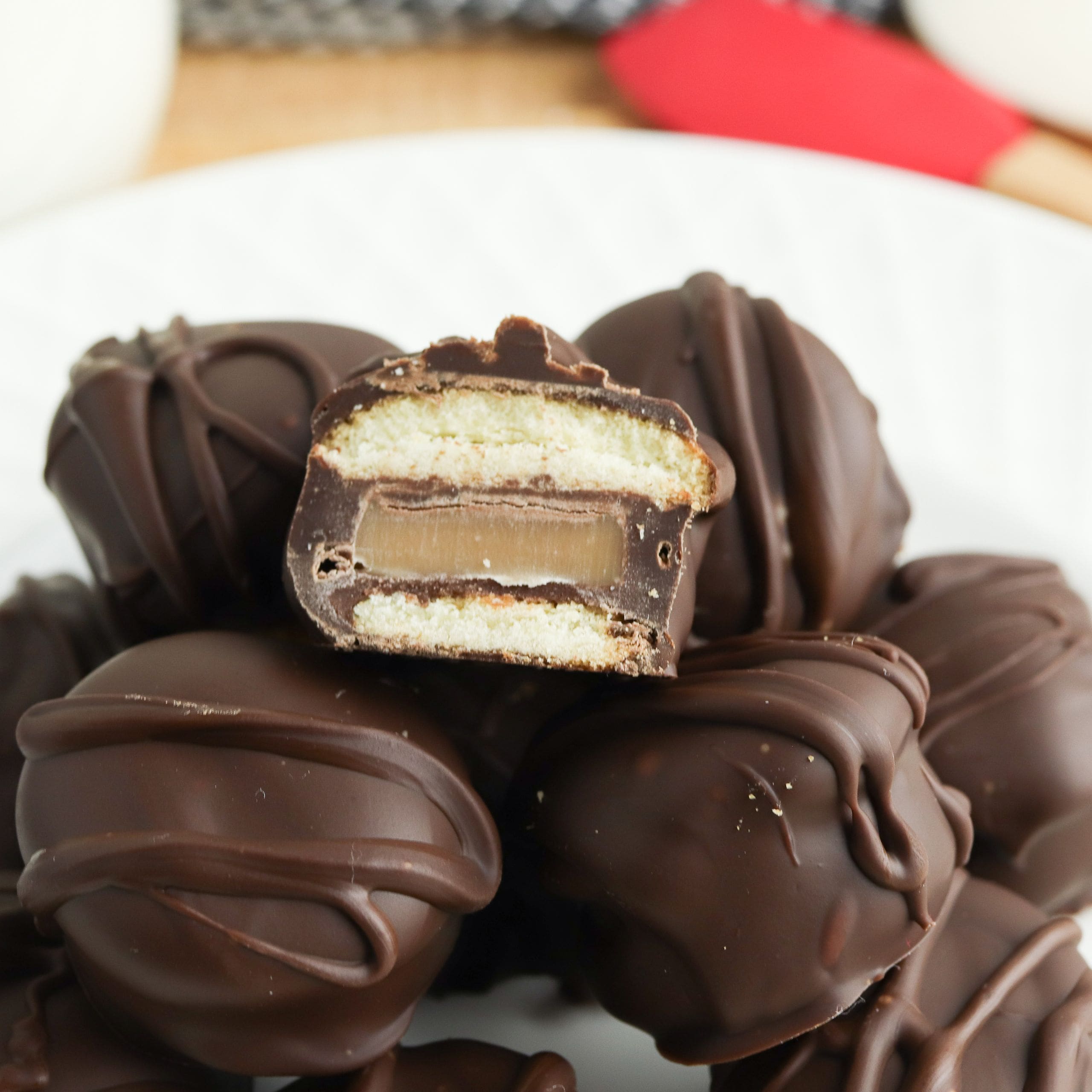 Homemade Twix Bites