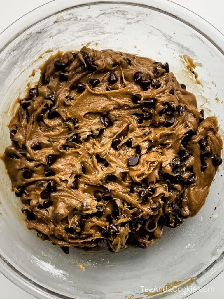 Brownie Stuffed Chocolate Chip Cookies