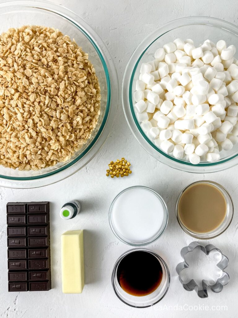 Irish Cream Rice Krispies Treats