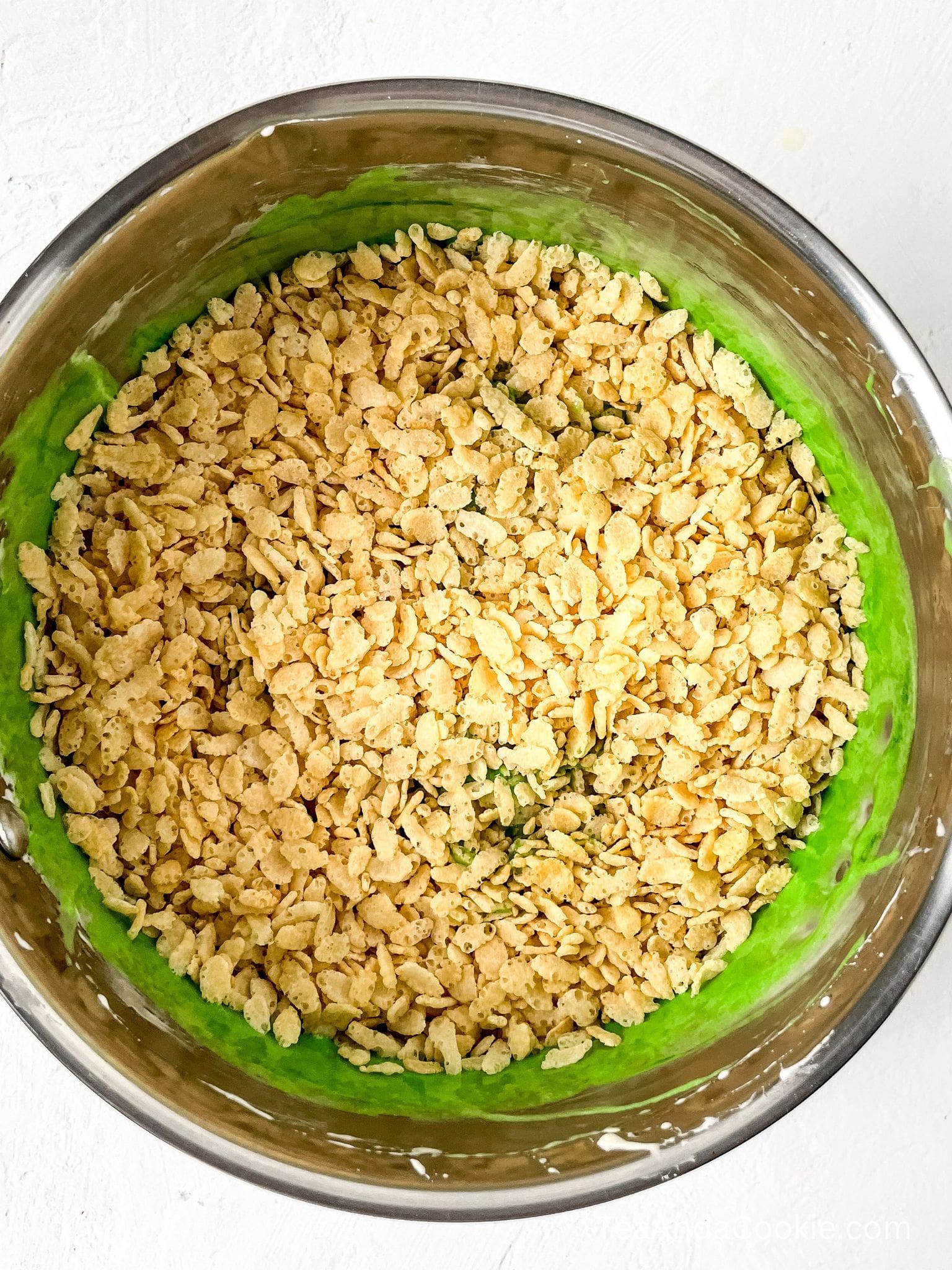Irish Cream Rice Krispies Treats: Cute St Patricks Shamrock