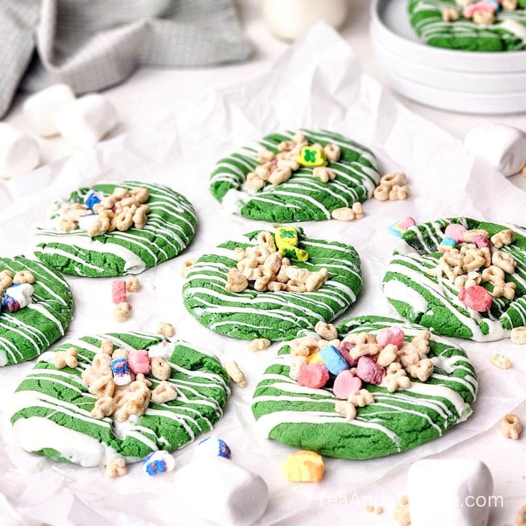 Lucky Charm Marshmallow Cookies