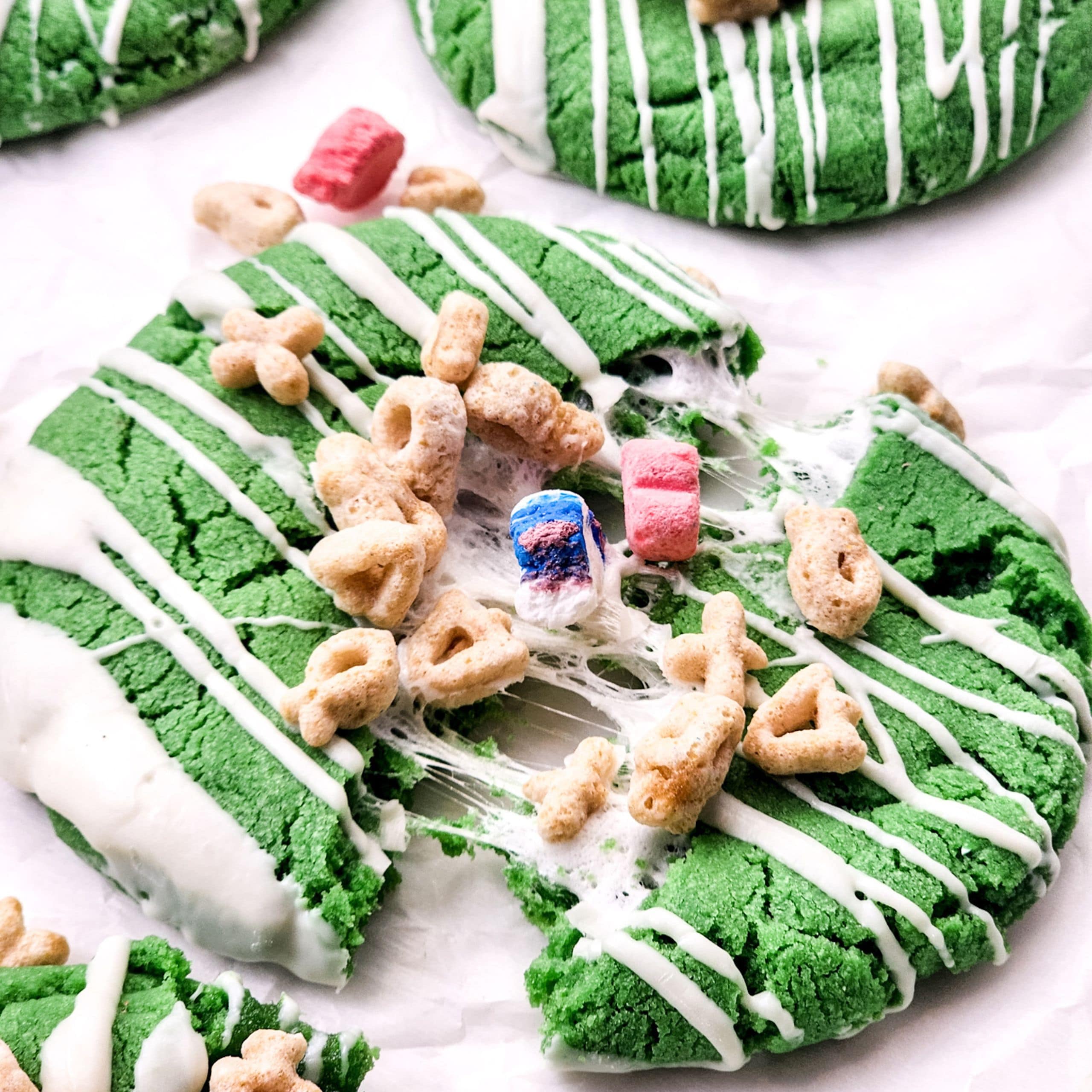 Lucky Charm Marshmallow Cookies