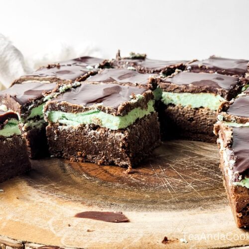 Mint Chocolate Chip Brownies