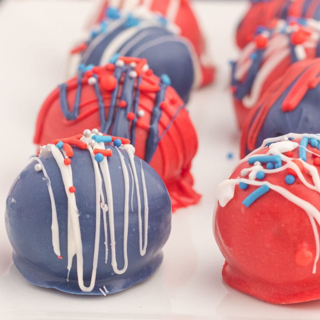 Fourth of July Oreo Balls