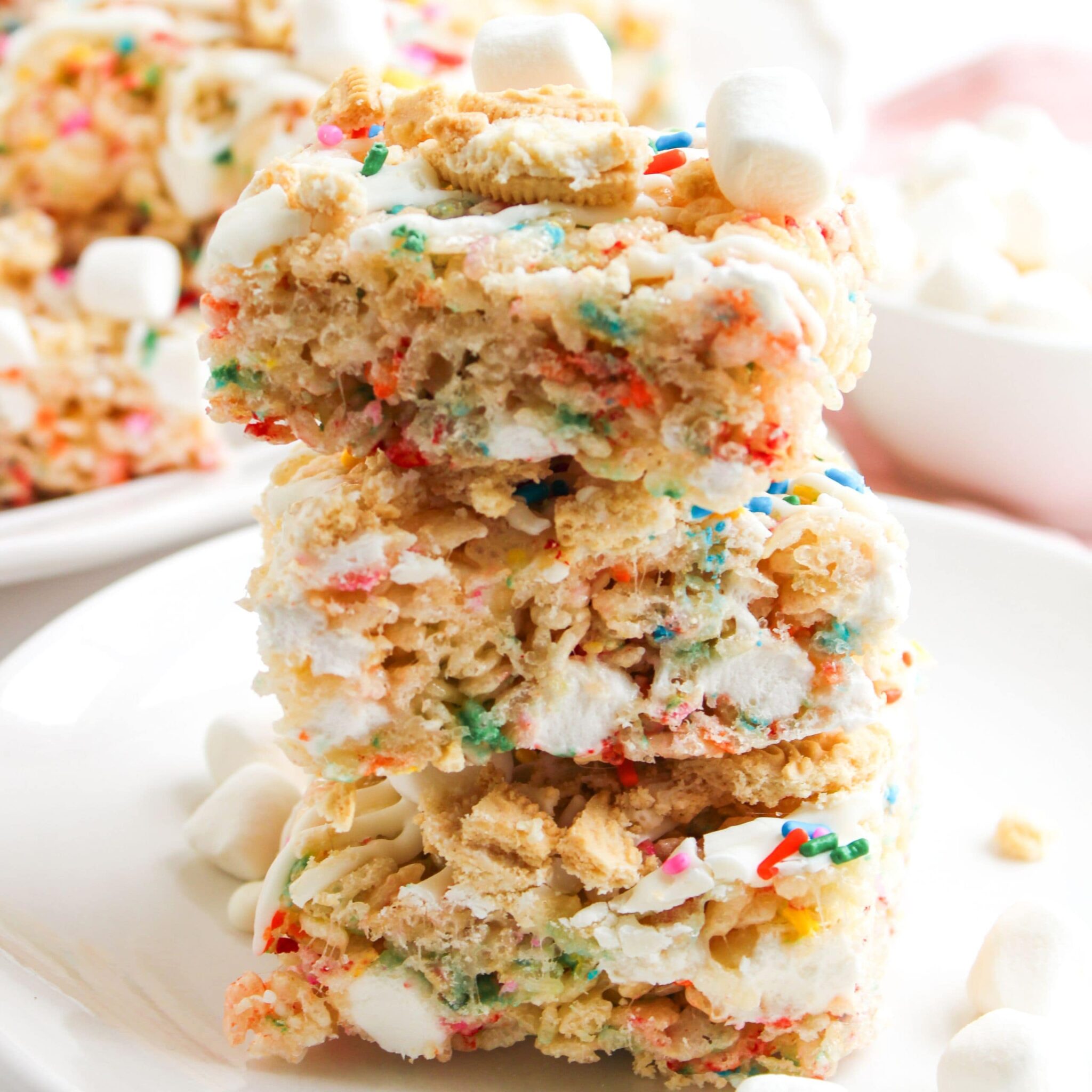 Irish Cream Rice Krispies Treats: Cute St Patricks Shamrock